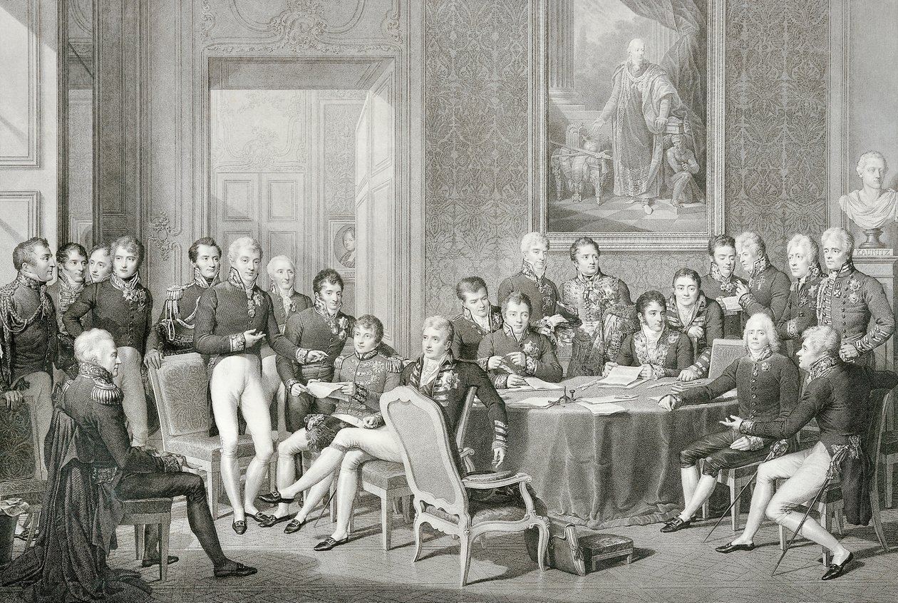 Osallistui Wienin kongressiin vuosina 1814-1815 tekijältä Jean Baptiste Isabey