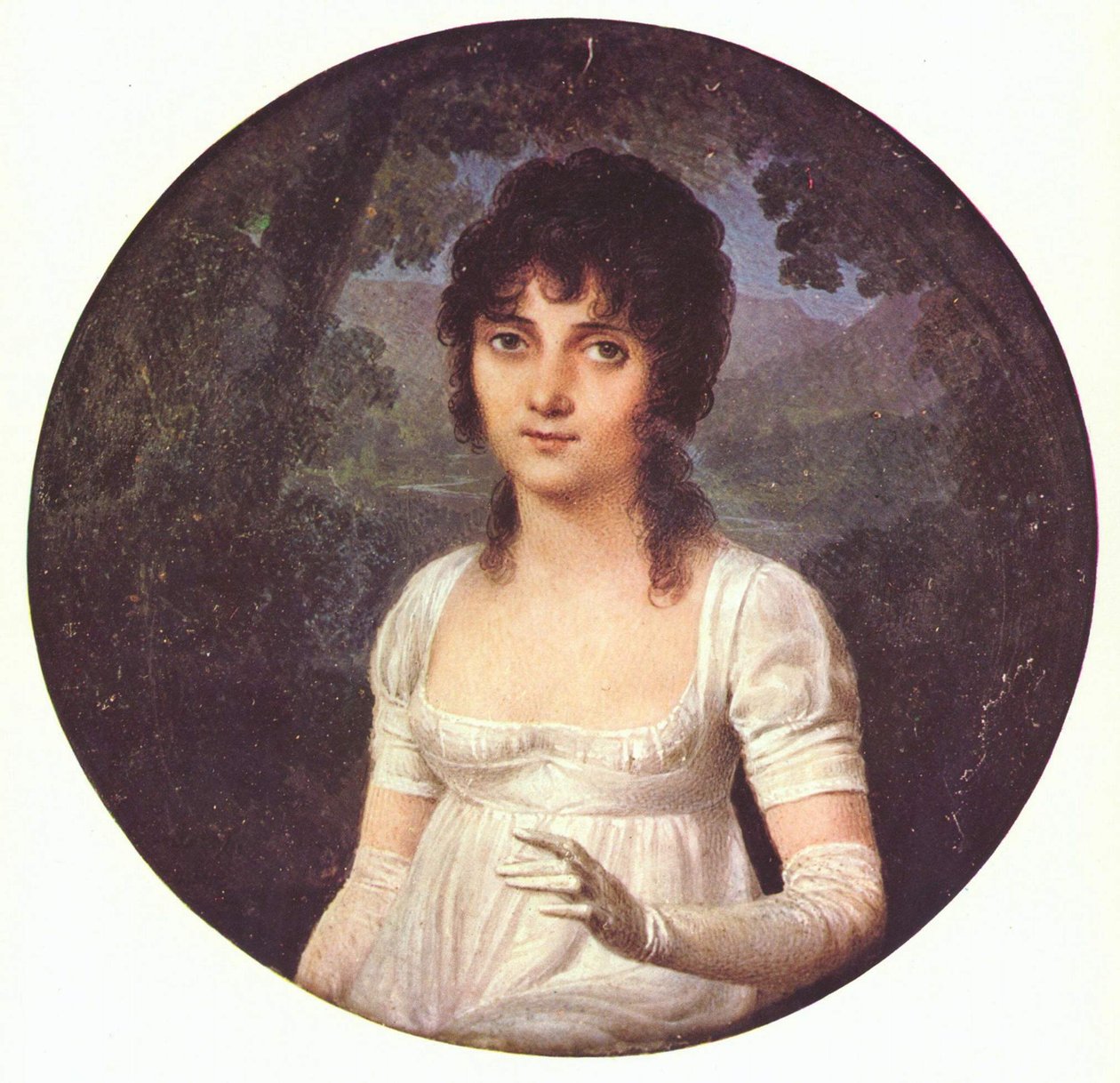 Christine Boyerin muotokuva tekijältä Jean Baptiste Isabey