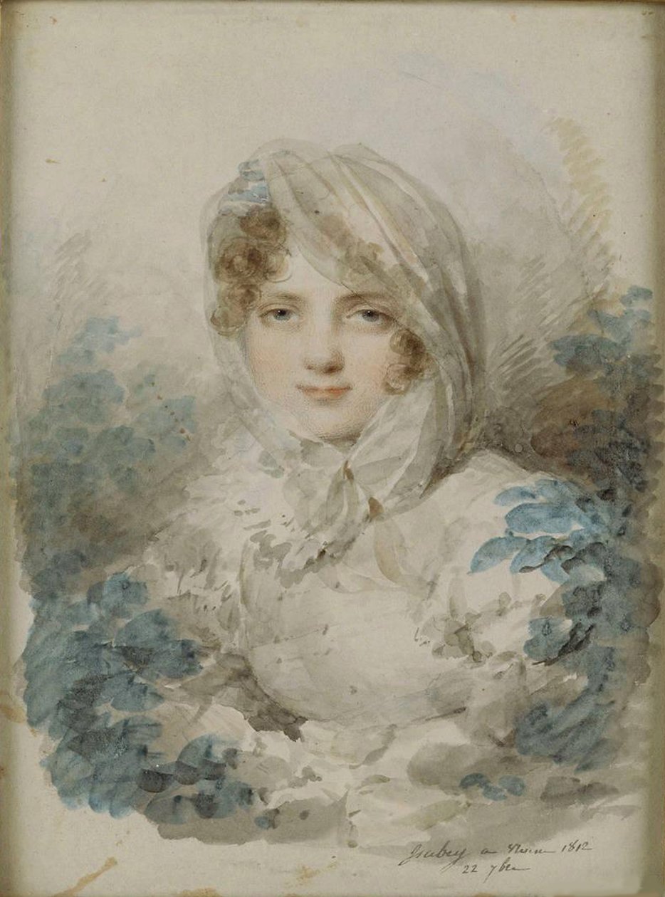 Ekaterina Pavlovna Bagrationin muotokuva 1783-1857, s. Skavronska tekijältä Jean Baptiste Isabey