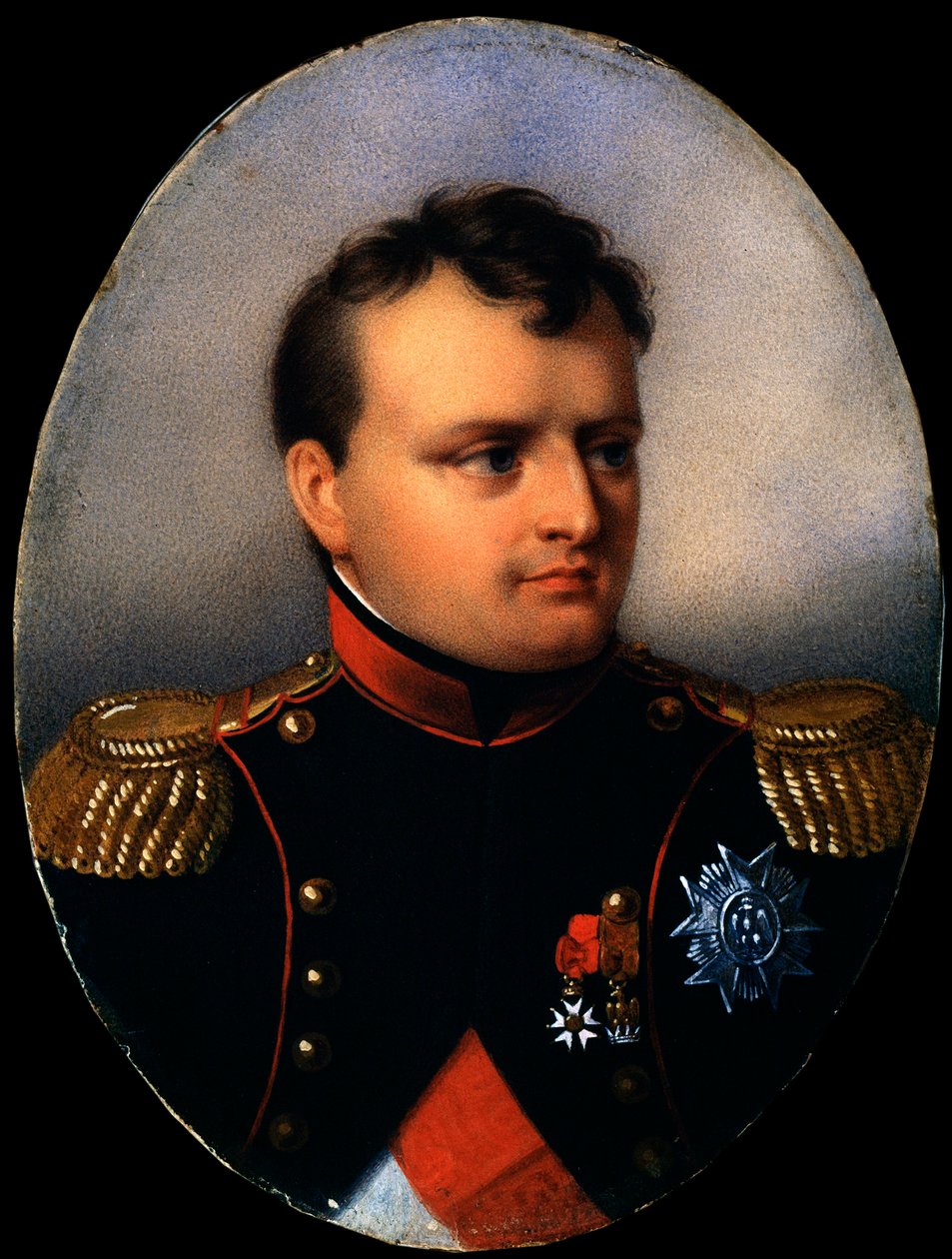 Keisari Napoléon I Bonaparten muotokuva 1769-1821, 1800-luvun alku. tekijältä Jean Baptiste Isabey