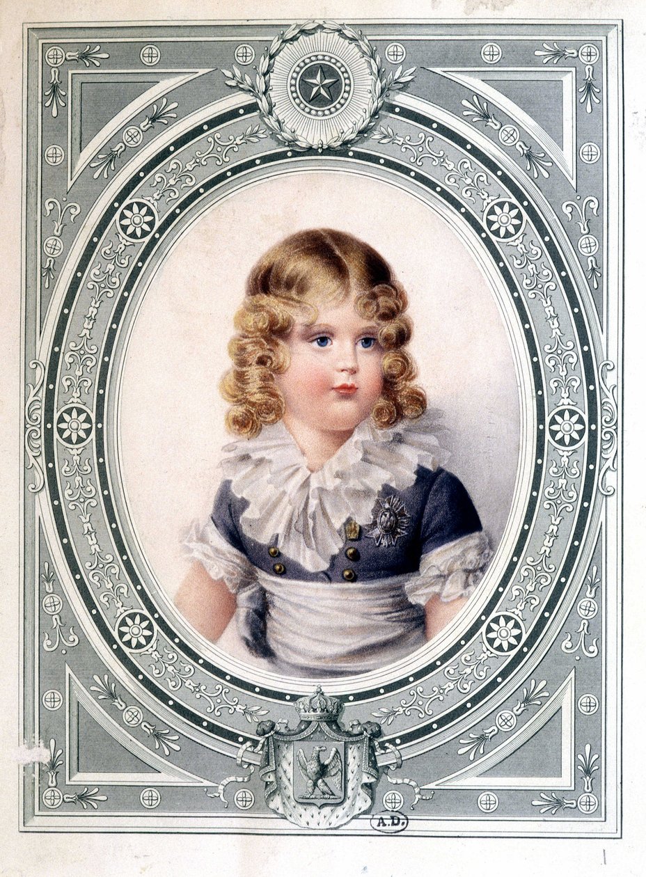 Muotokuva Rooman kuninkaan (Napoleon II), keisari Napoleon I:n pojasta (1769-1821) - Isabey, 1800-luvun alku. tekijältä Jean Baptiste Isabey