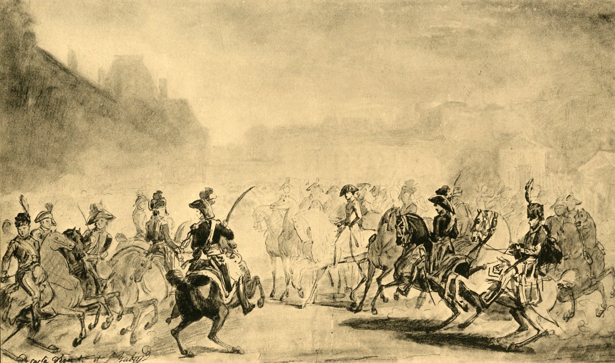 "Revue du Quintidi", 1800 tai 1801, 1921 tekijältä Jean Baptiste Isabey