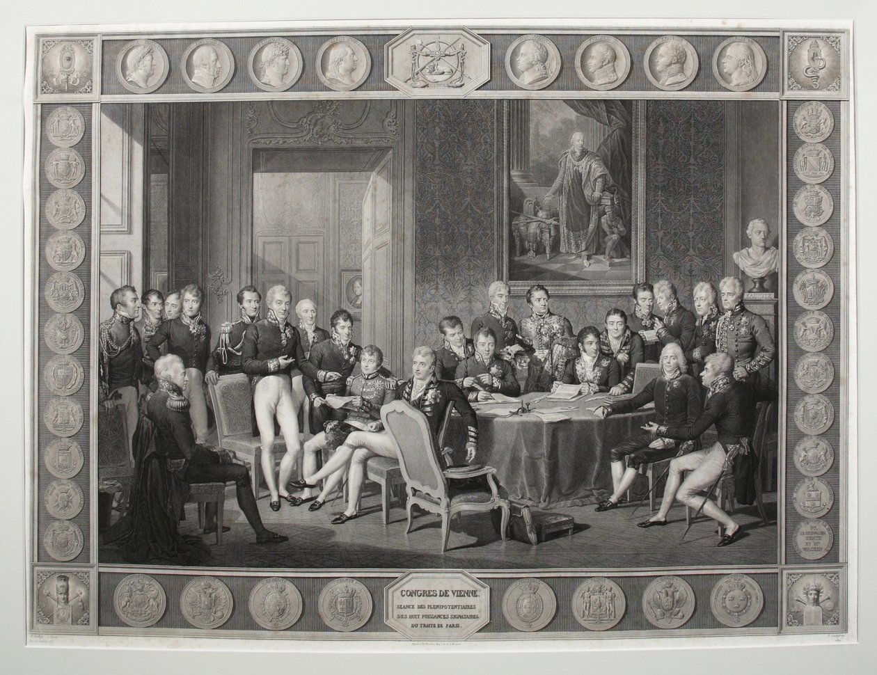 Wienin kongressi, 1815 tekijältä Jean Baptiste Isabey