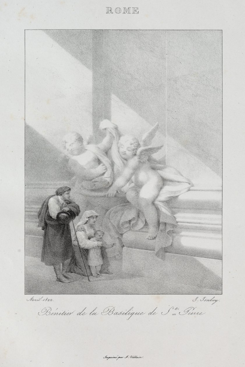 Matka Italiaan vuonna 1822 tekijältä Jean Baptiste Isabey