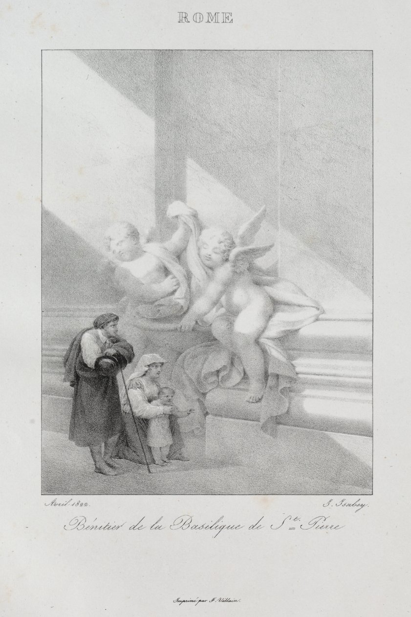 Matka Italiaan vuonna 1822 tekijältä Jean Baptiste Isabey