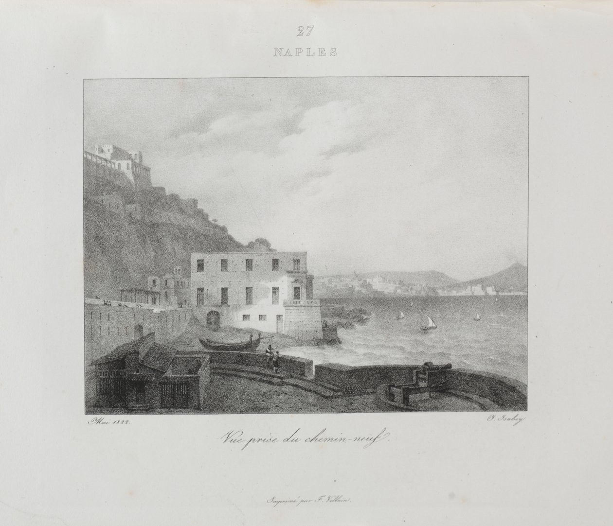 Matka Italiaan vuonna 1822 tekijältä Jean Baptiste Isabey