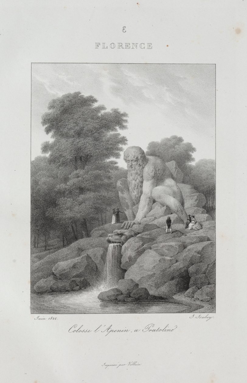 Matka Italiaan 1822, 1833. tekijältä Jean Baptiste Isabey