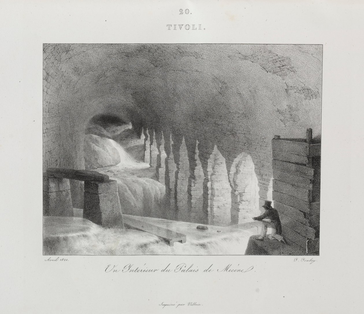 Matka Italiaan 1822, 1833. tekijältä Jean Baptiste Isabey
