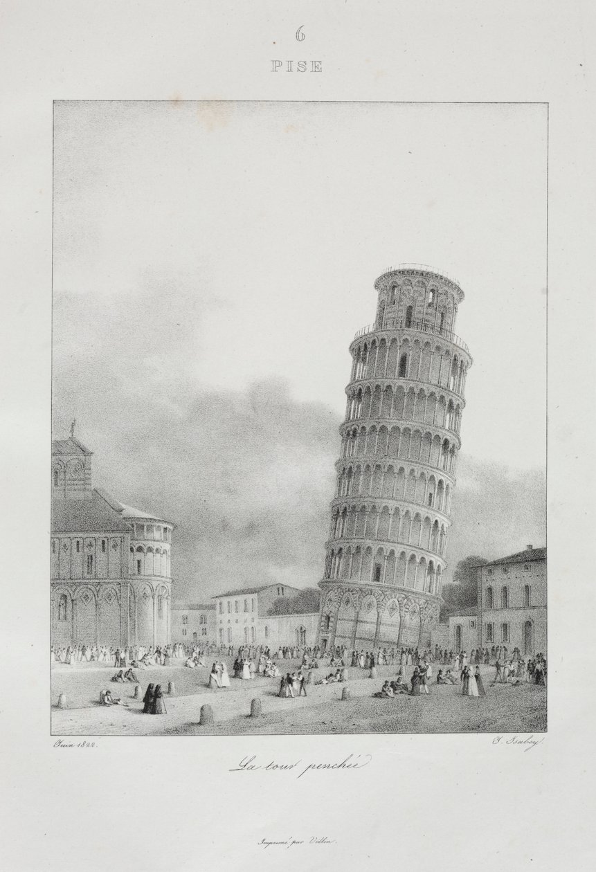 Matka Italiaan 1822, 1833. tekijältä Jean Baptiste Isabey