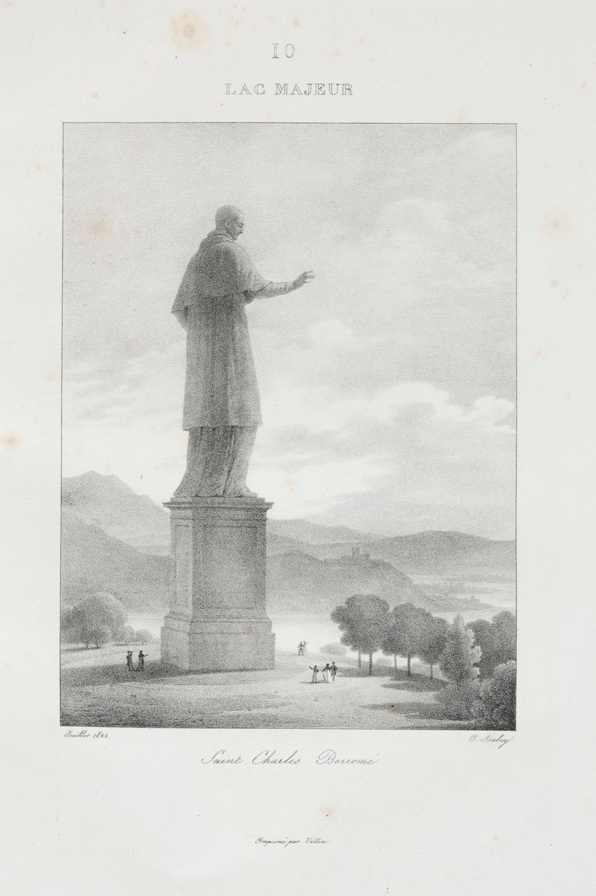 Matka Italiaan 1822, 1833. tekijältä Jean Baptiste Isabey