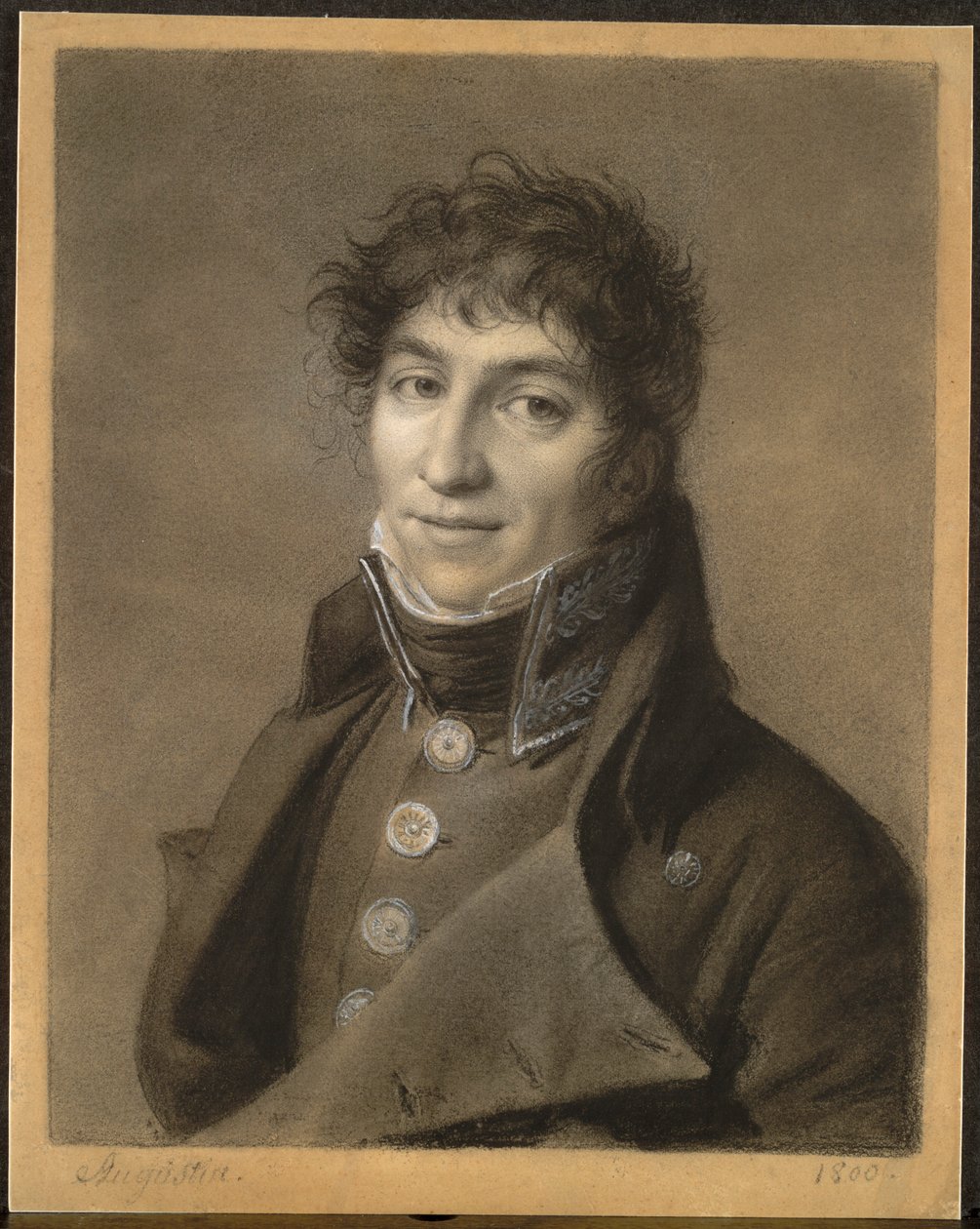 Miehen muotokuva, 1800. tekijältä Jean Baptiste Jacques Augustin