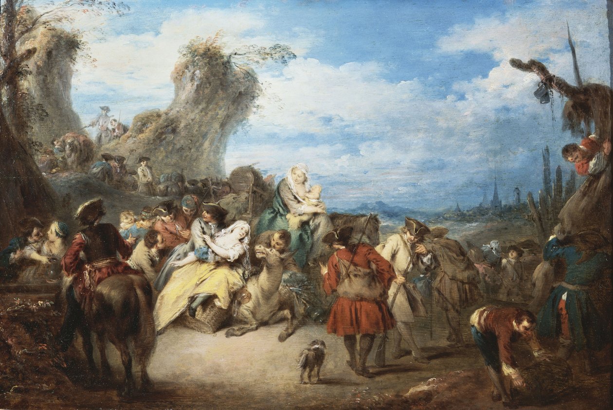 Joukkojen marssi, nimeltään Sota tekijältä Jean Baptiste Joseph Pater