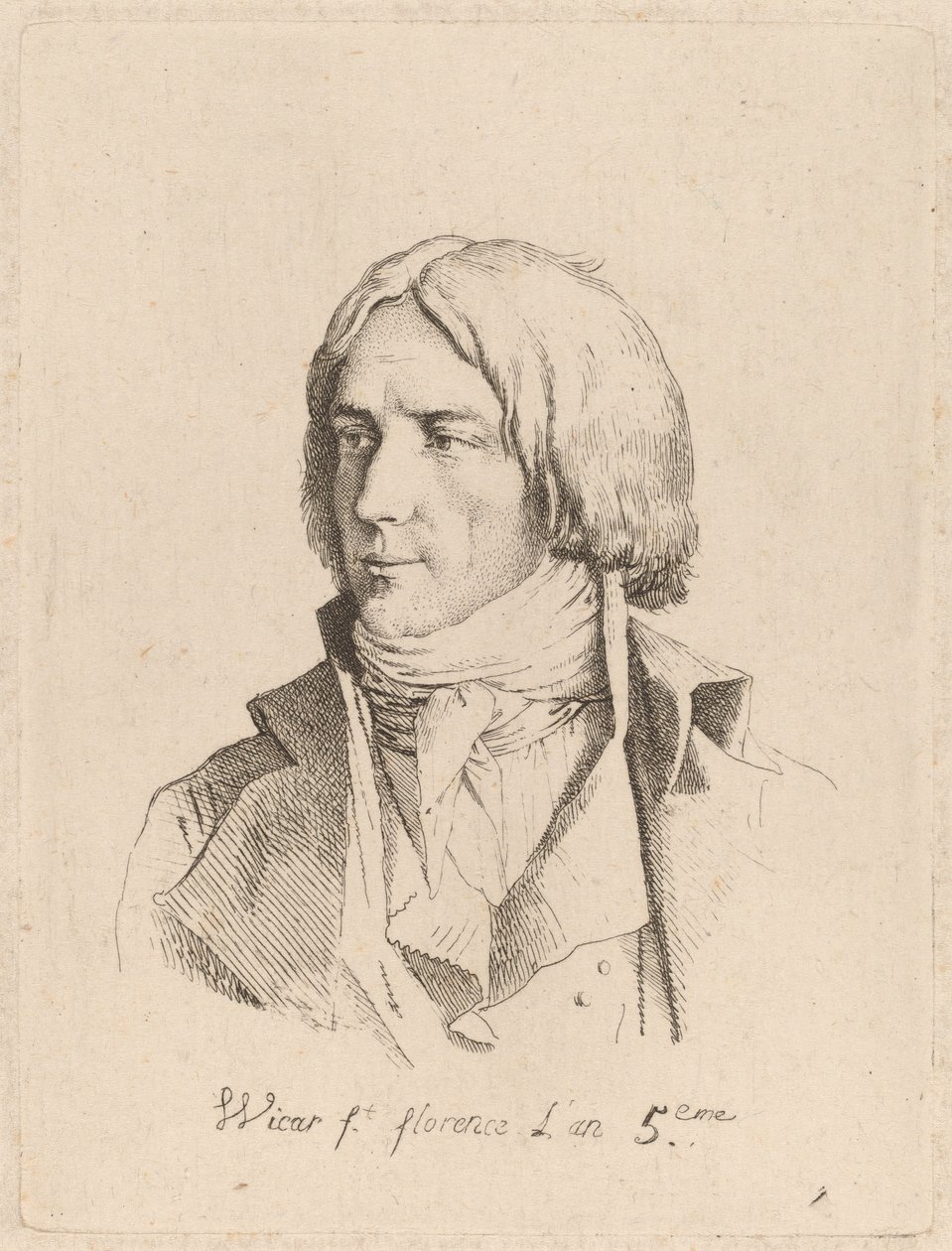 Omakuva tekijältä Jean Baptiste Joseph Wicar