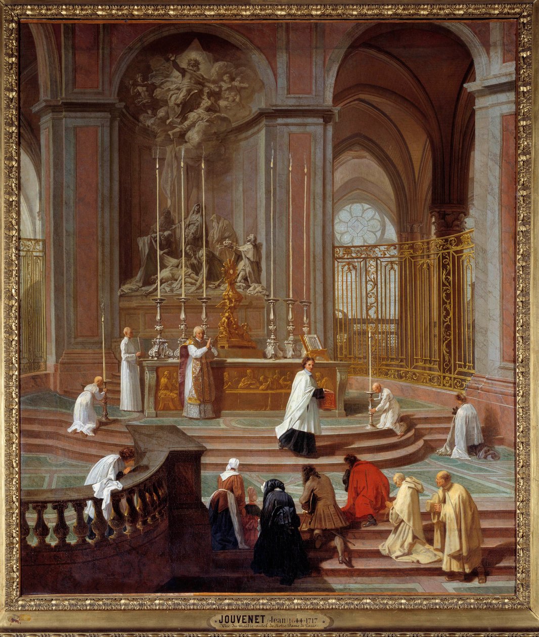 La Porten kaanonin messu tai Notre-Dame de Parisin mestarialttari Jean Jouvenet