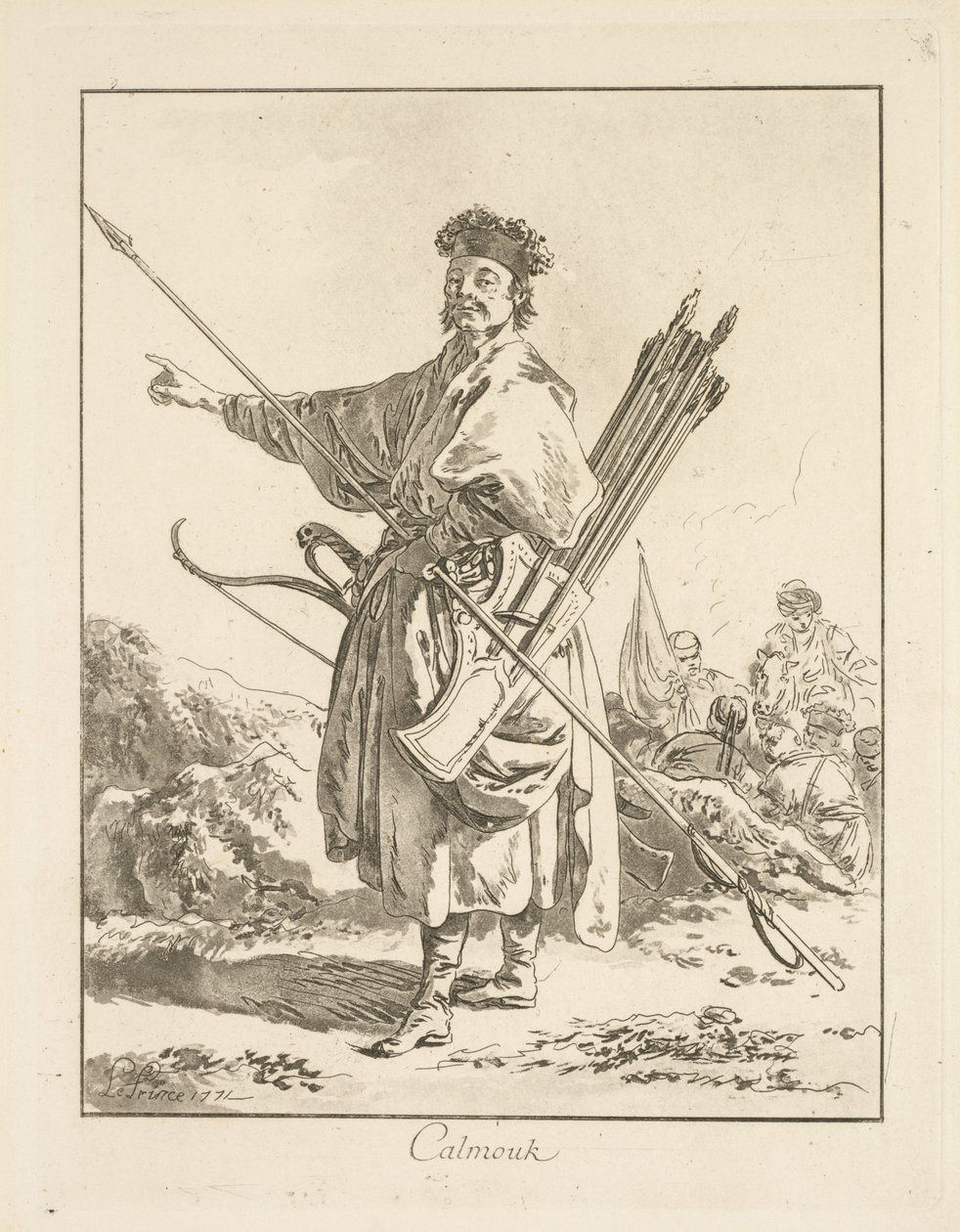 Calmouk tekijältä Jean Baptiste Le Prince