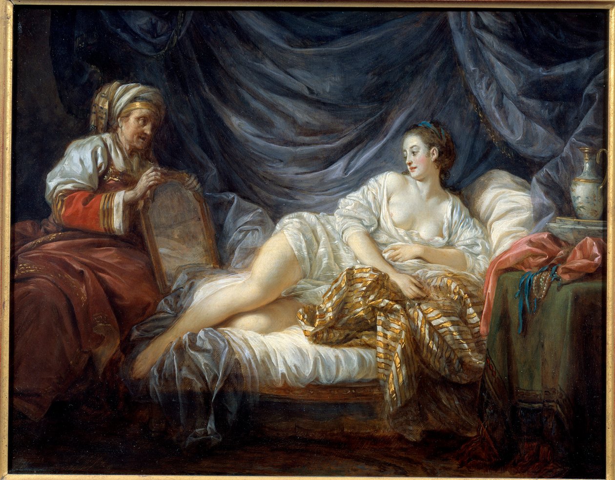Jean Baptiste Leprincen (1734-1781) La Sultane -maalaus 1772 Metz, Kuvataidemuseo tekijältä Jean Baptiste Leprince