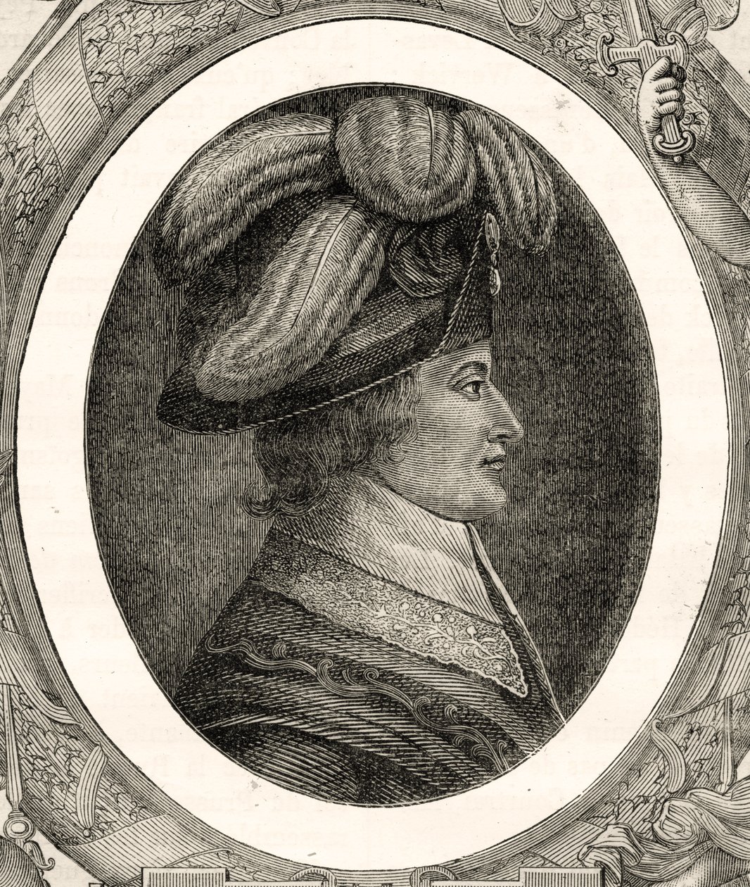 Lazare Nicolas Marguerite Carnot (1753-1823), Louis Blancin (1811-82) 1847-62 "Histoire de la Revolution Francaise" tekijältä Jean Baptiste Lienard