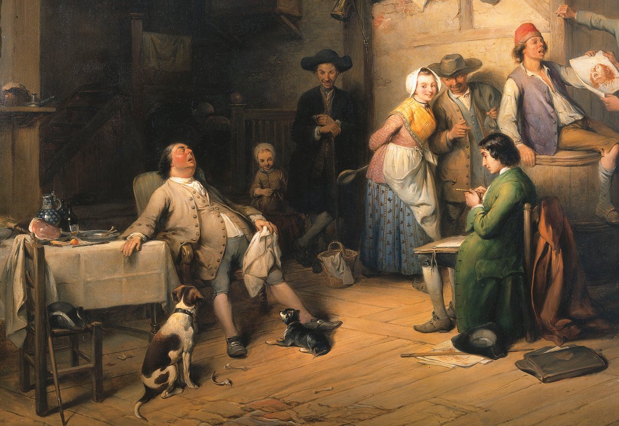 Kuvattu Full Siestassa, 1842 tekijältä Jean Baptiste Madou