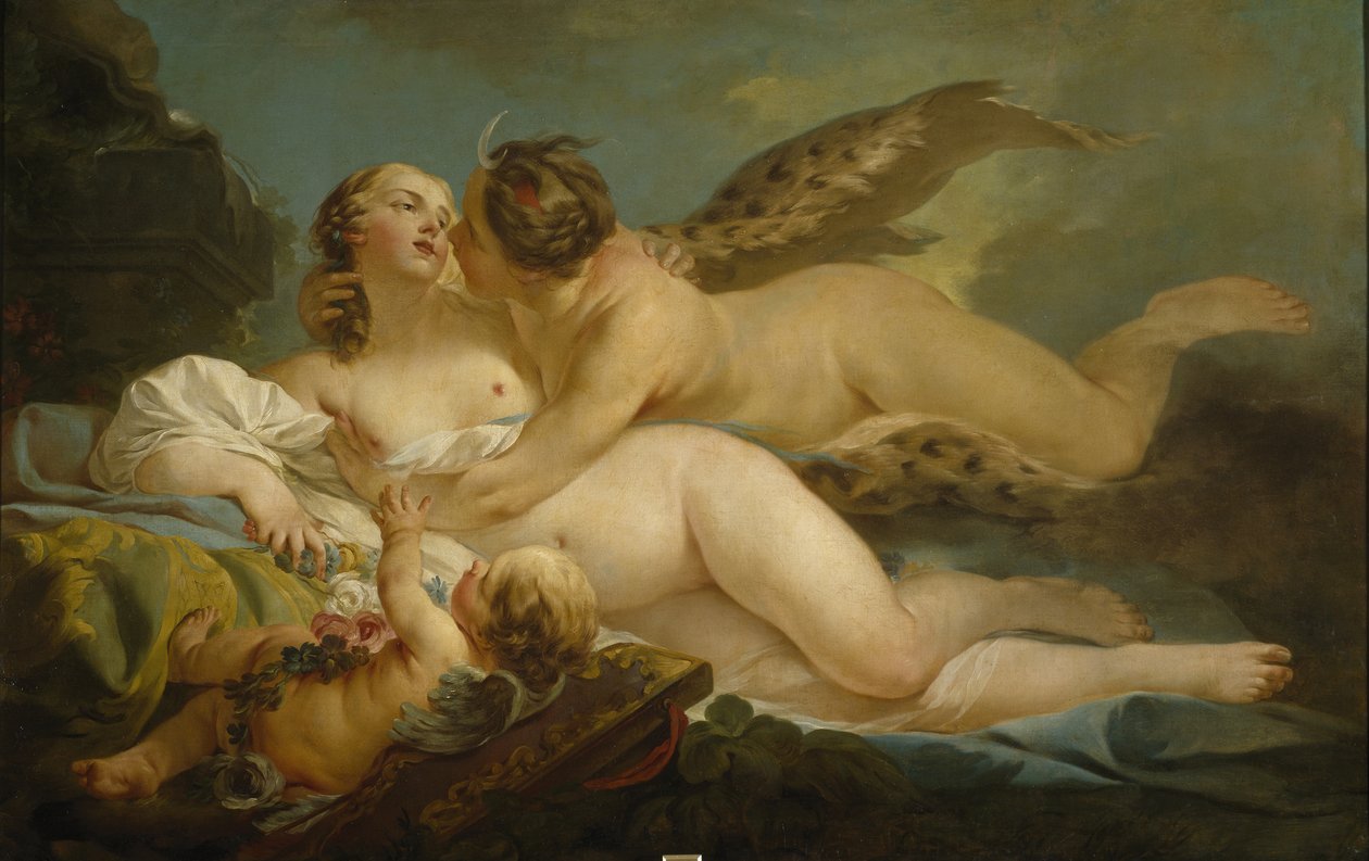 Diana ja Callisto, 1745-1747 tekijältä Jean Baptiste Marie Pierre