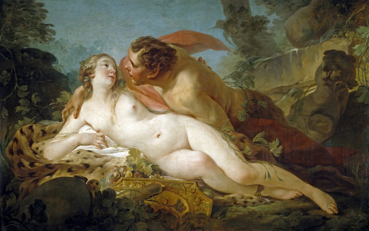 Pierre, Jean-Baptiste Marie (1714-1789) Jupiter ja Antioppi tekijältä Jean Baptiste Marie Pierre