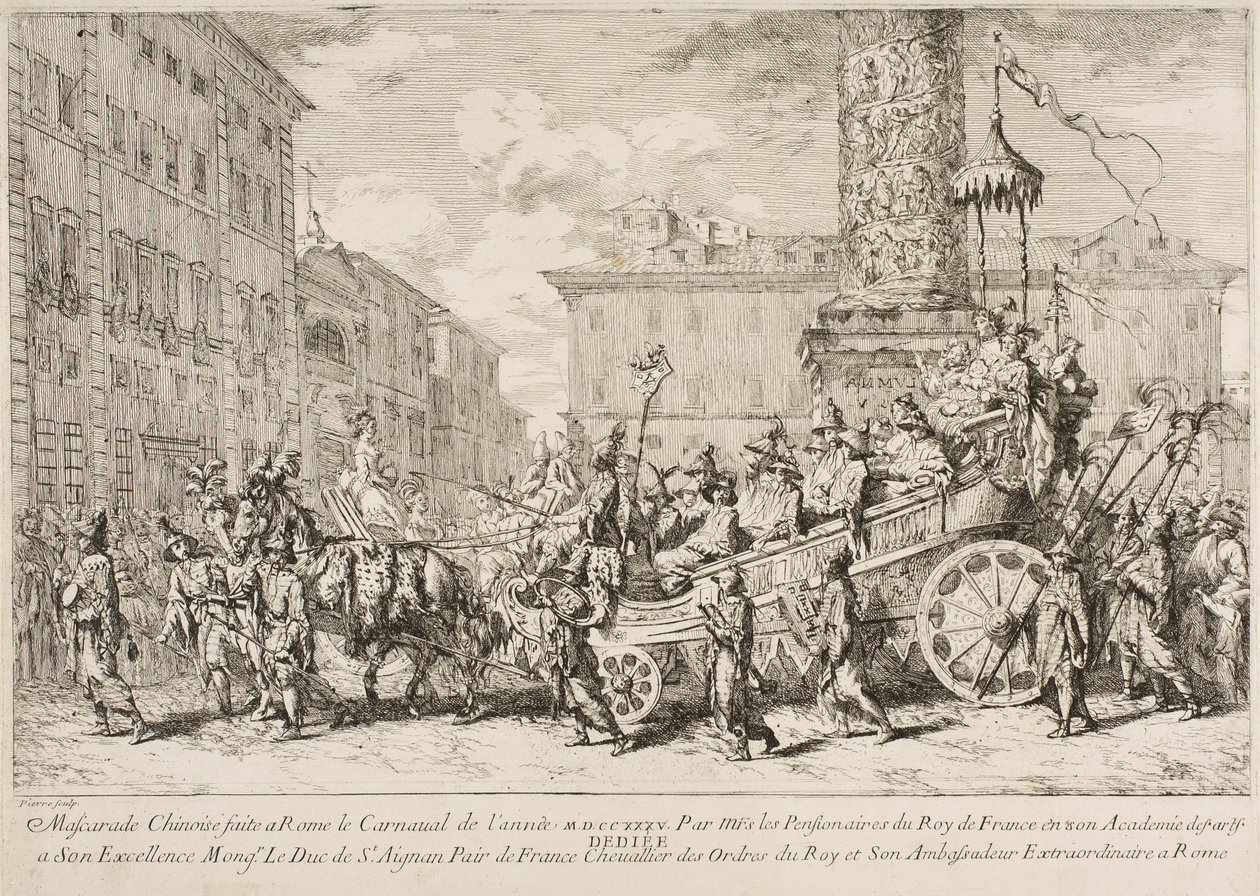 Kiinalainen ripsiväri, 1735 tekijältä Jean Baptiste Marie Pierre
