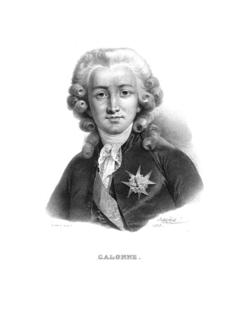 Charles Alexander of Calonne, 1820-luku. tekijältä Jean Baptiste Mauzaisse