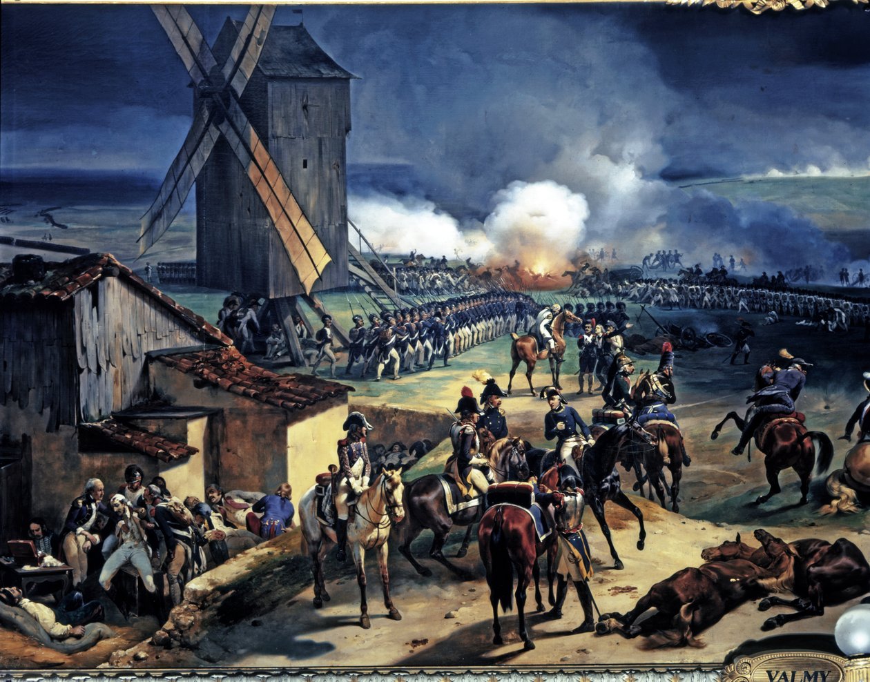 Ranskan vallankumous: Valmyn taistelu, 20/9/1792.detail tekijältä Jean Baptiste Mauzaisse