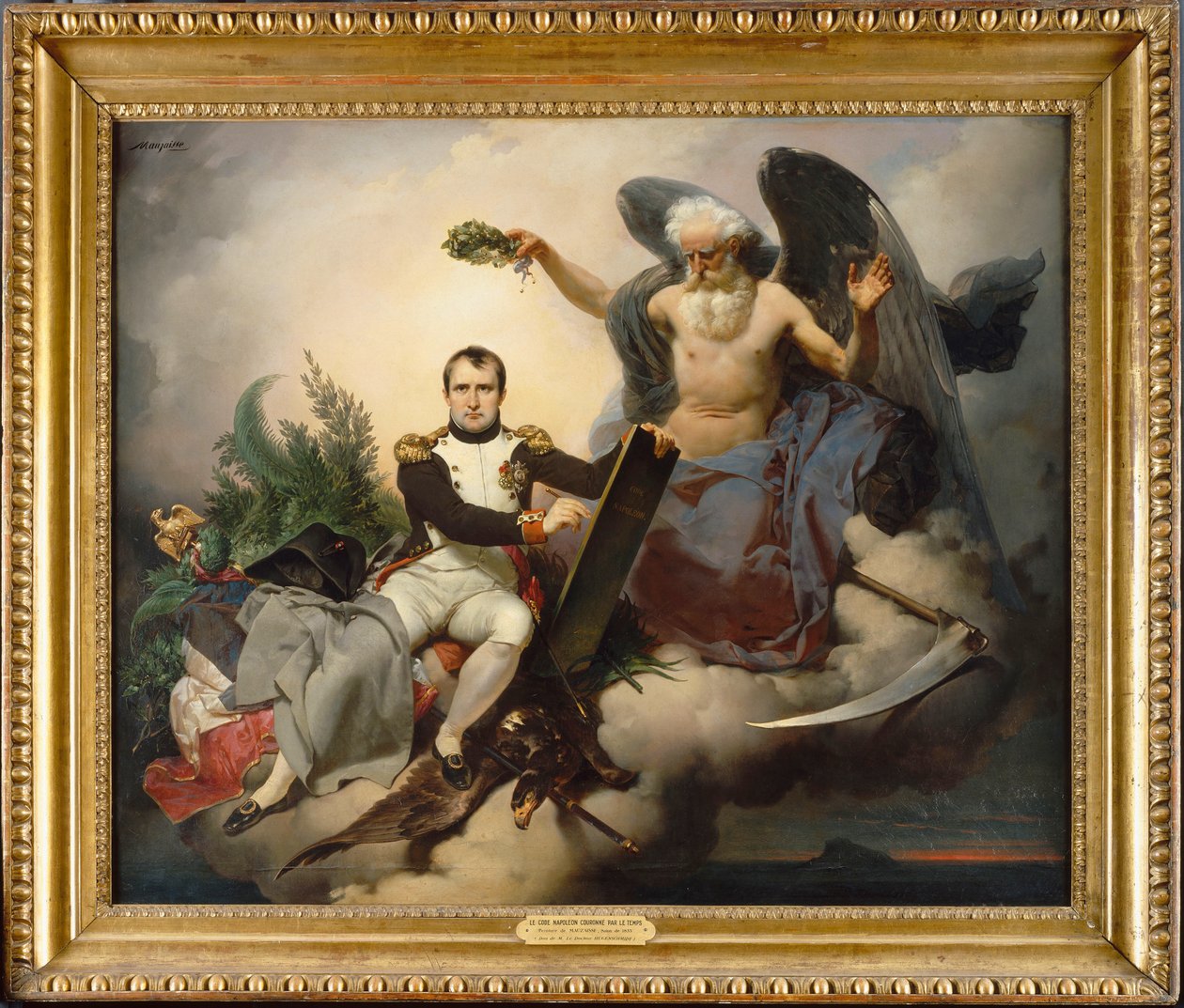 Napoleon. Allegoria, 1833. tekijältä Jean Baptiste Mauzaisse