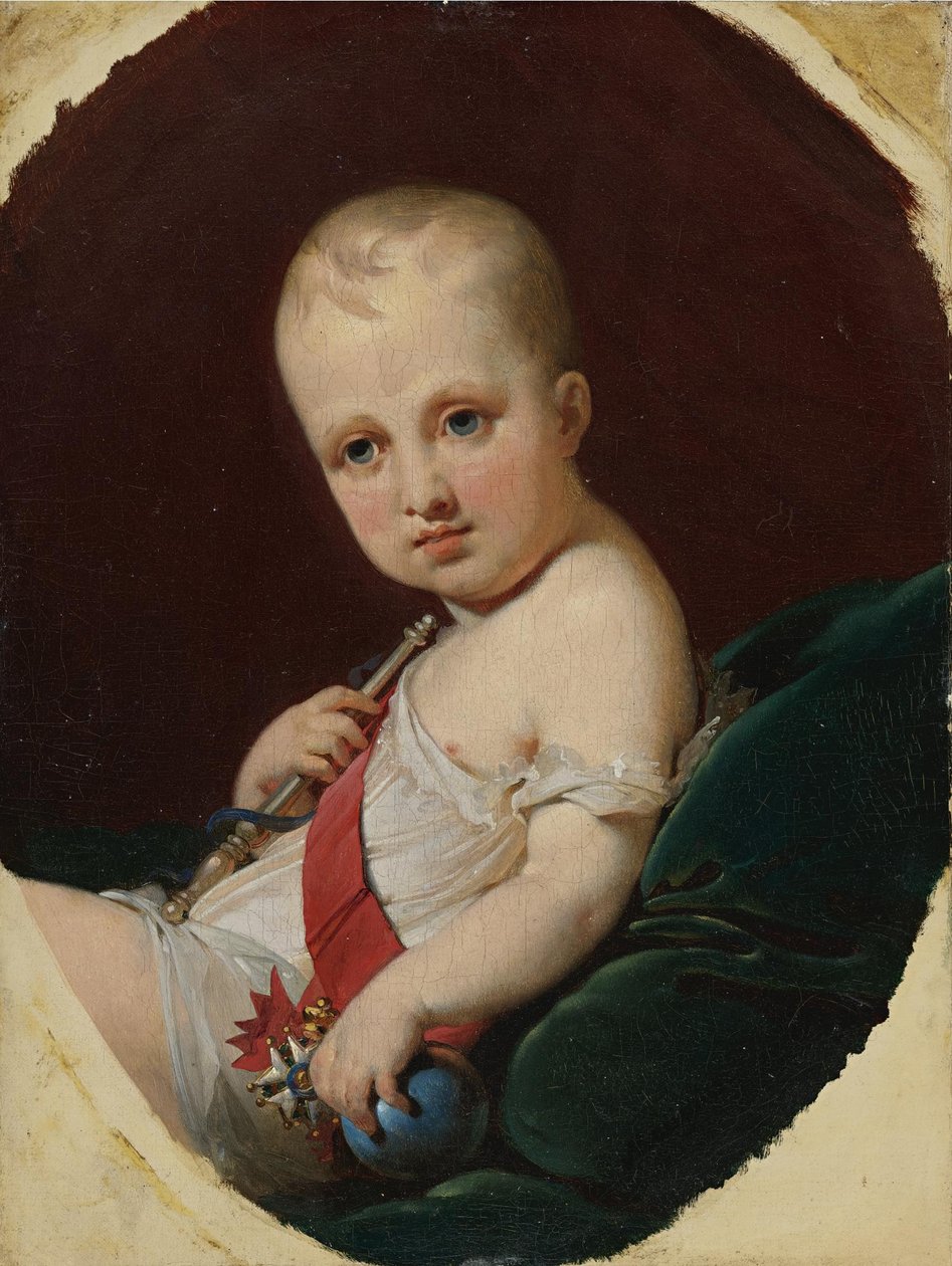 Napoléon François Bonaparte, Reichstadtin herttua, Rooman kuningas 1811-1832, noin 1812 tekijältä Jean Baptiste Mauzaisse