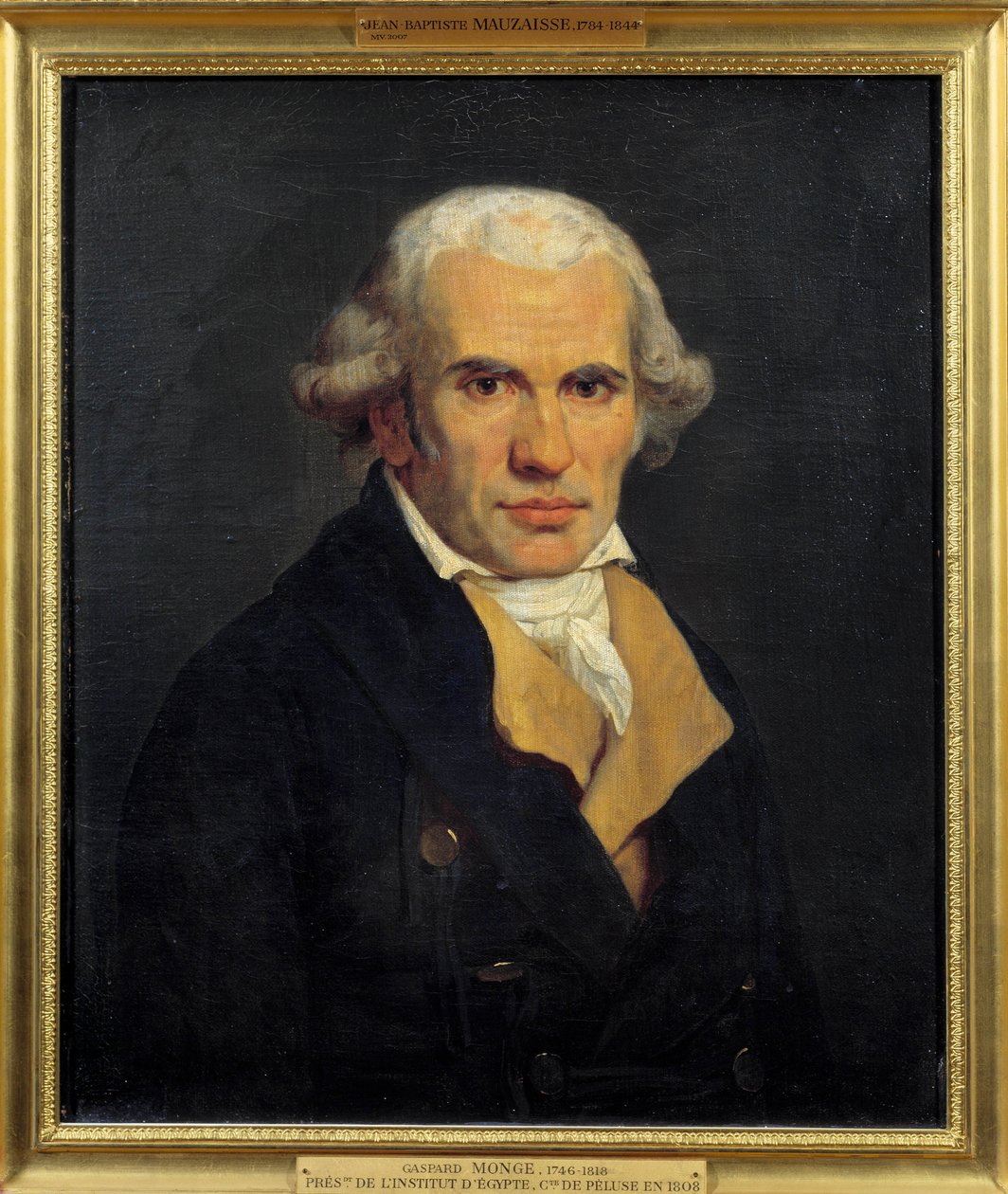 Gaspard Mongen, Peluksen kreivin (1746 - 1818), ranskalaisen matemaatikon muotokuva. Jean-Baptiste Mauzaissen (1784-1844) maalaus. tekijältä Jean Baptiste Mauzaisse