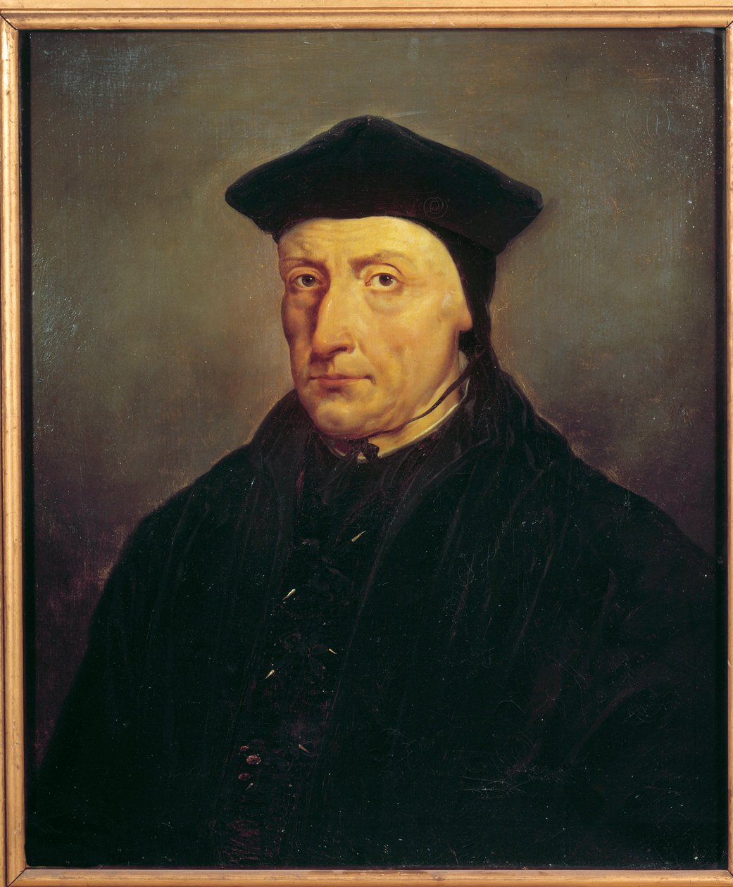 Guillaume Buden (Budee) (Budaeus) (1467-1540), ranskalaisen humanistin muotokuva. Jean Baptiste Mauzaisse (1784-1844) tekijältä Jean Baptiste Mauzaisse
