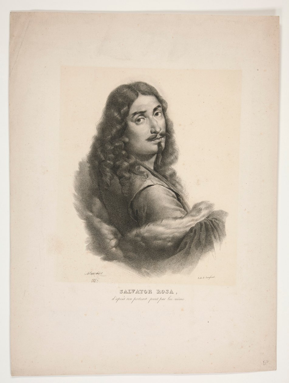 Salvator Rosan muotokuva tekijältä Jean Baptiste Mauzaisse