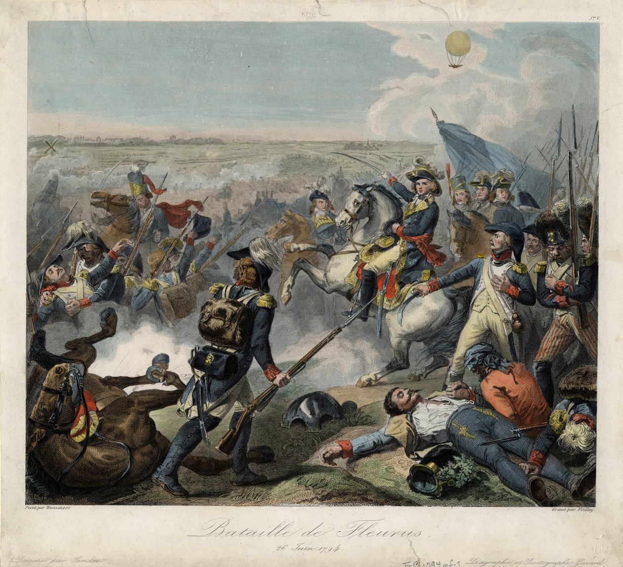 Fleuruksen taistelu 26. kesäkuuta 1794 1795 tekijältä Jean Baptiste Mauzaisse