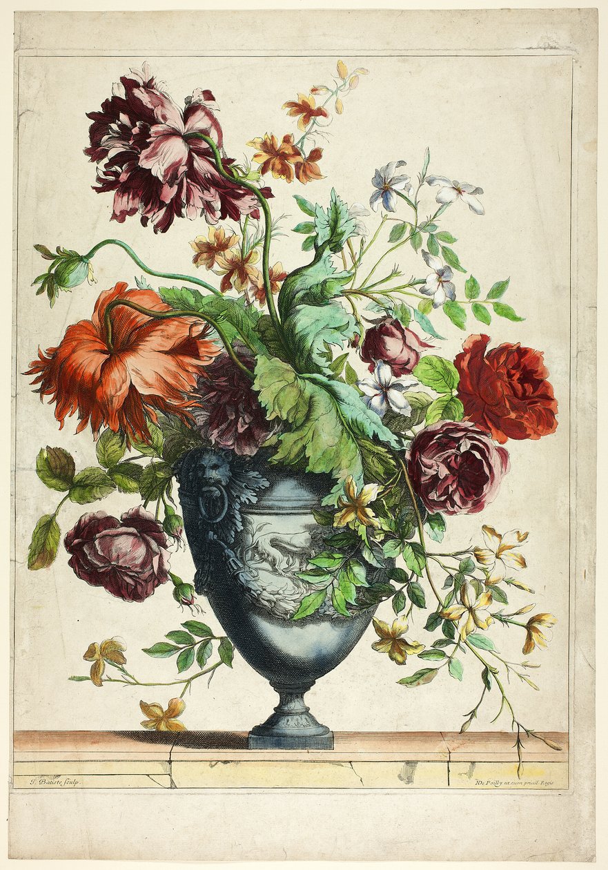 Vase Bleu tekijältä Jean Baptiste Monnoyer