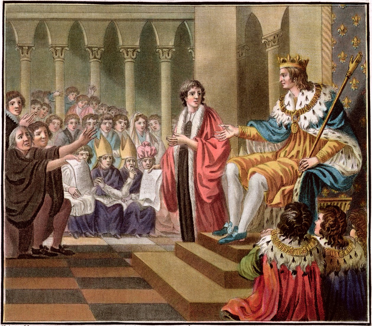 "Louis XII julistettu kansan isäksi", 1506 1789 tekijältä Jean Baptiste Morret