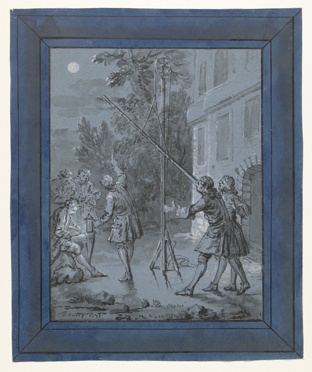 Eläin kuussa / Un Animal dans la Lune Kuvituksia Jean de La Fontainen taruille (sarjan nimi) tekijältä Jean Baptiste Oudry