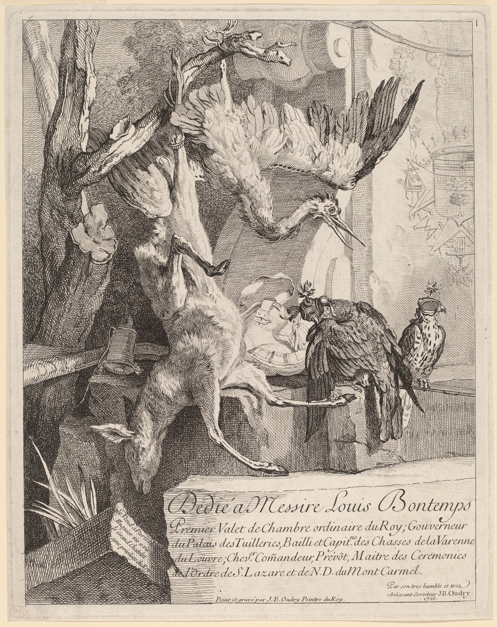 Frontespiisi tekijältä Jean Baptiste Oudry