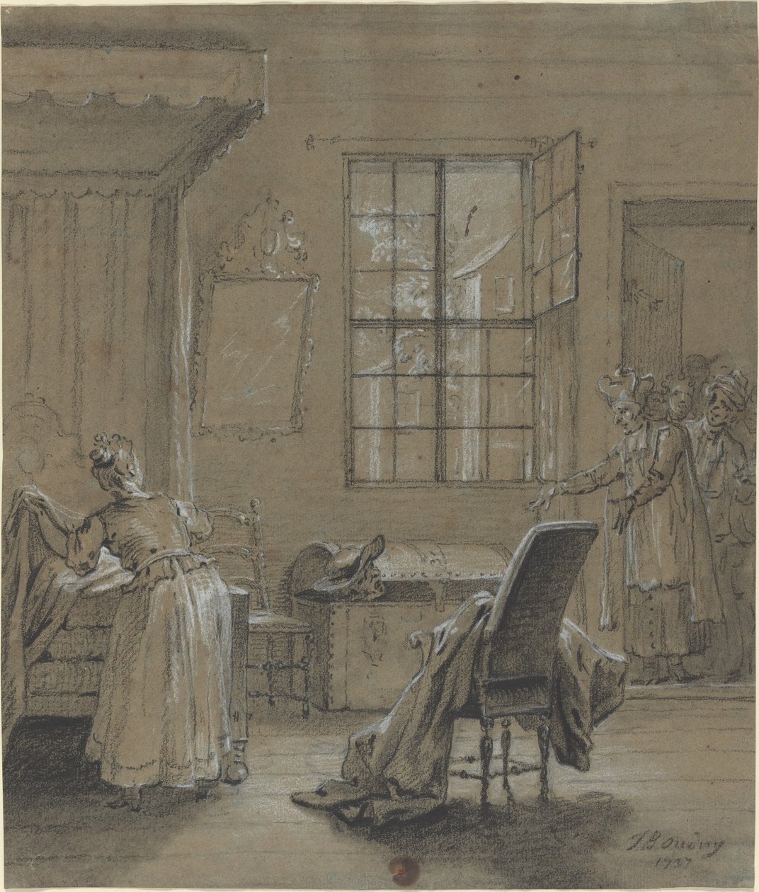 Juoruja tavaratilassa tekijältä Jean Baptiste Oudry