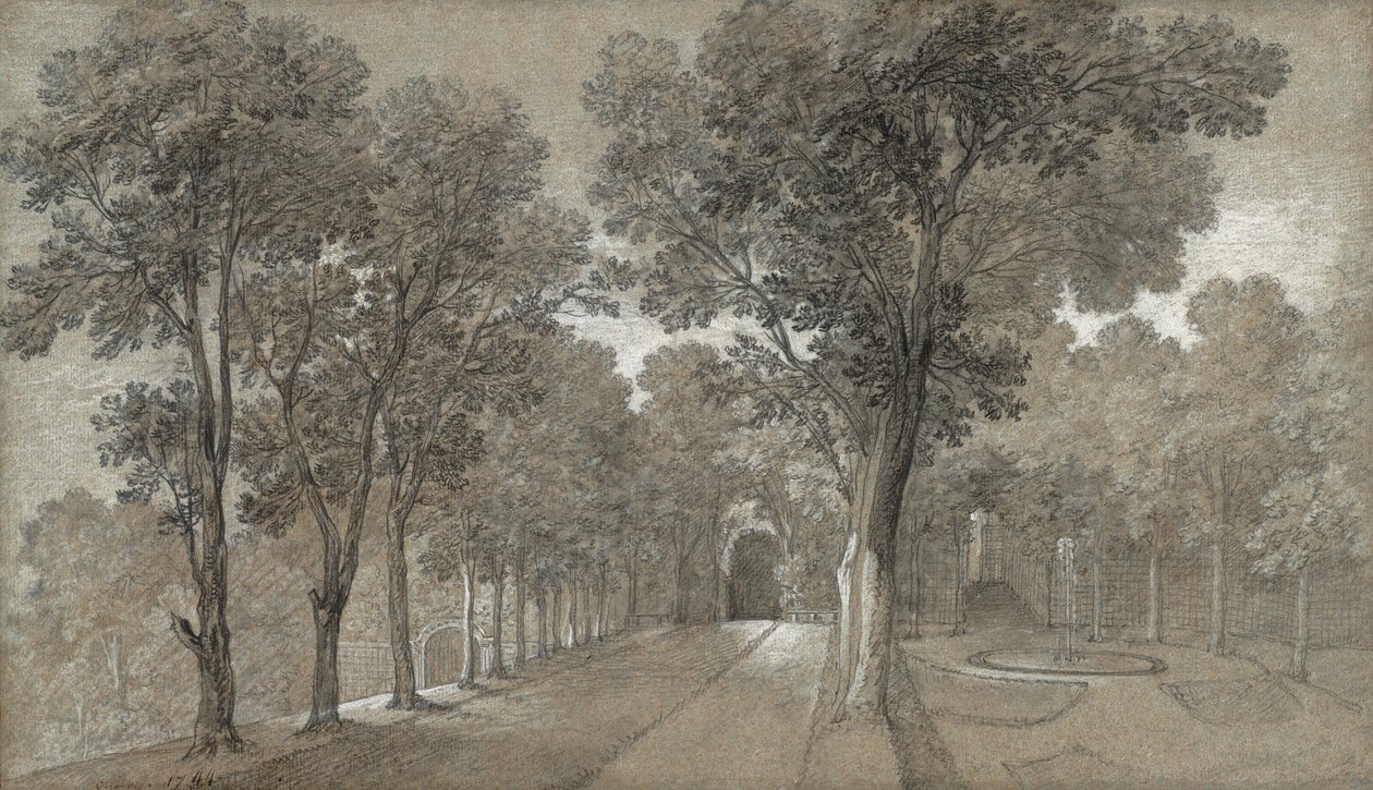 Näkymä Arcueilin puistoon tekijältä Jean Baptiste Oudry