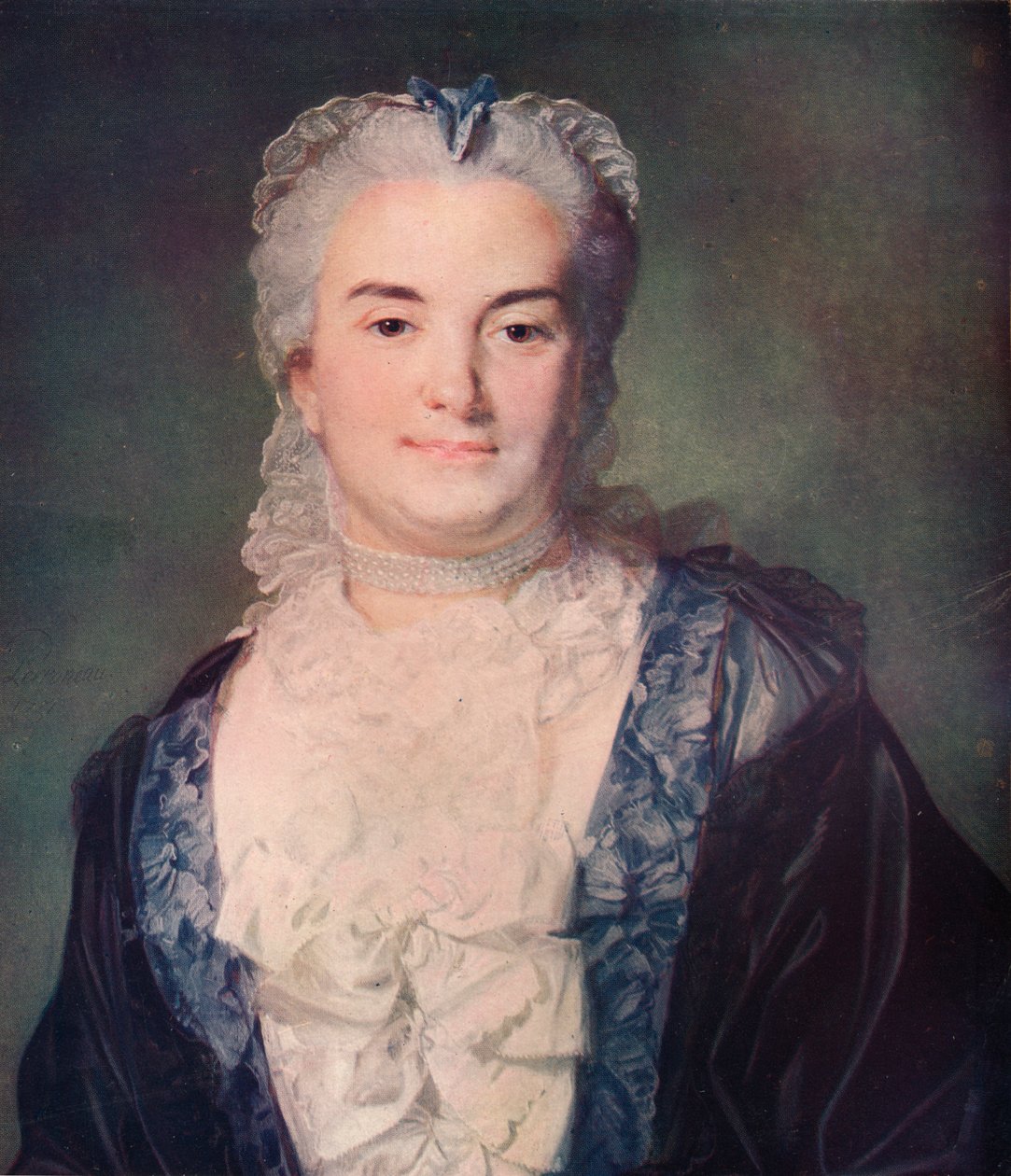 Madame Chevotet, 1751 tekijältä Jean Baptiste Perronneau