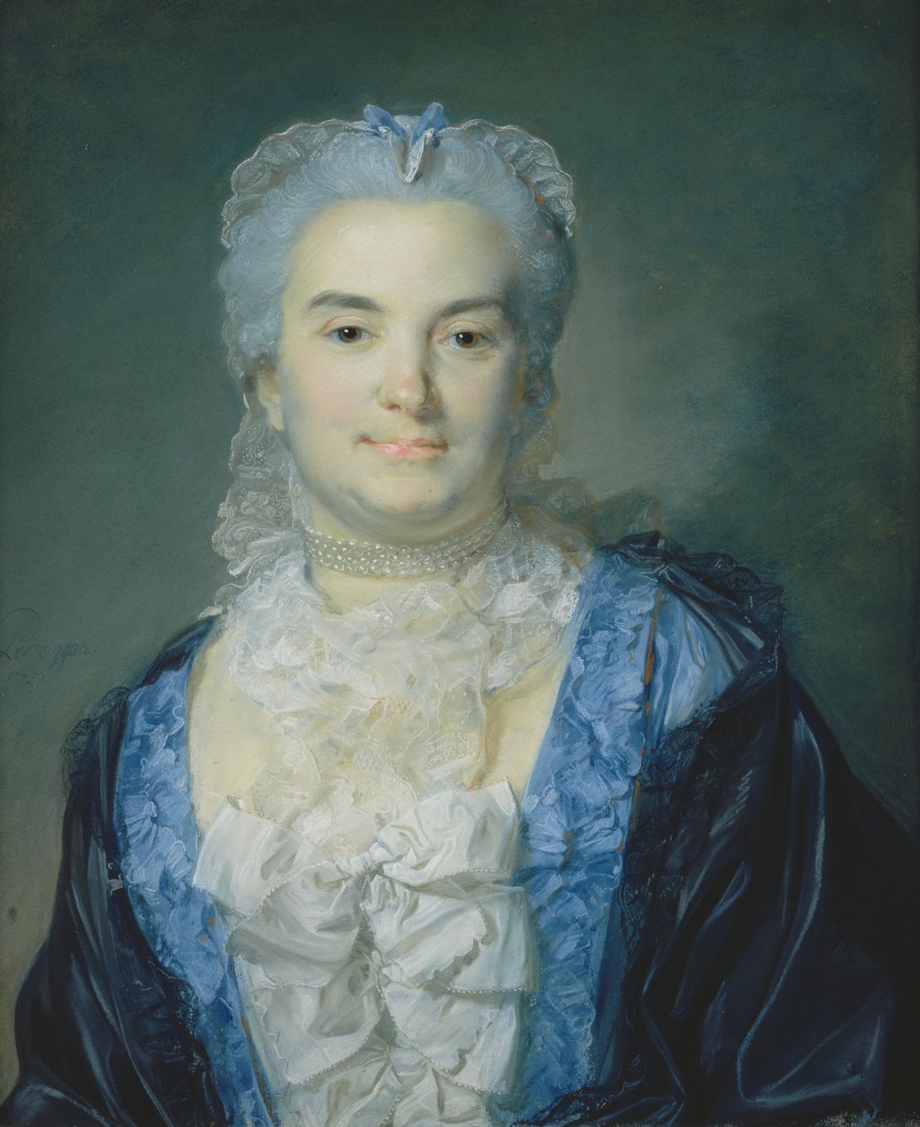 Madame Chevotetin muotokuva, 1751 tekijältä Jean Baptiste Perronneau