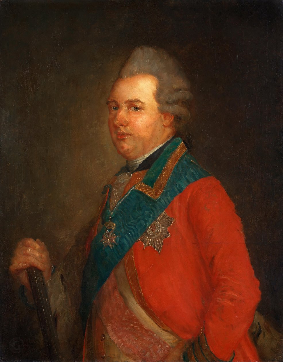Hessen-Kasselin prinssi Charlesin muotokuva 1744-1836. tekijältä Jean Baptiste Perronneau