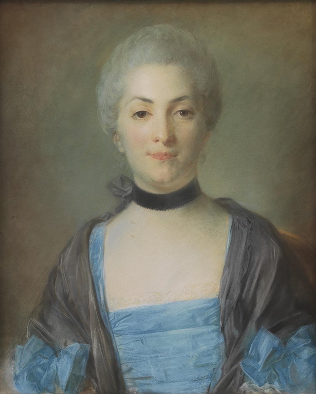 Naisen muotokuva tekijältä Jean Baptiste Perronneau