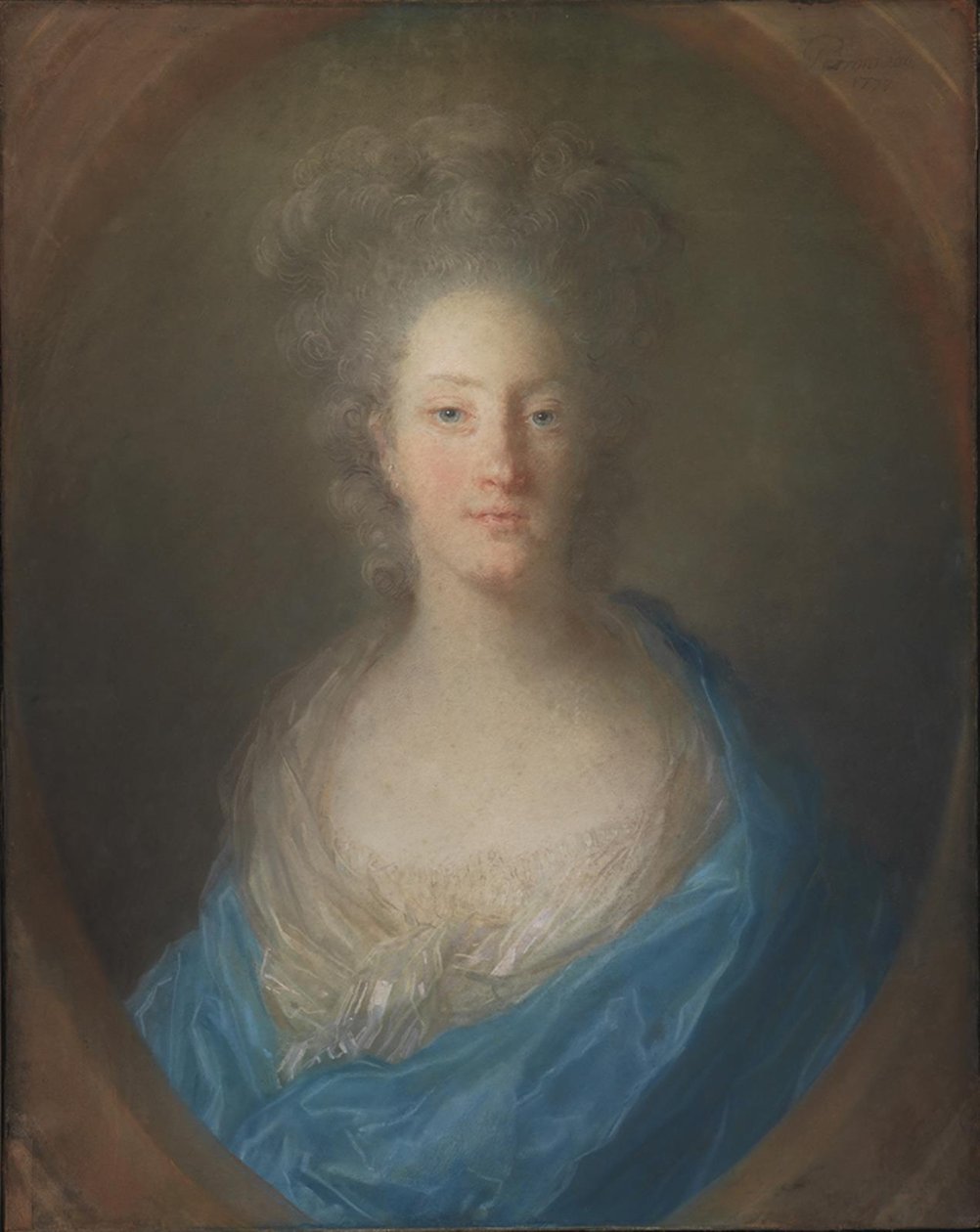 Naisen muotokuva tekijältä Jean Baptiste Perronneau