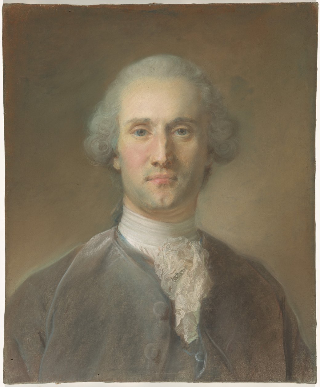 Miehen muotokuva tekijältä Jean Baptiste Perronneau