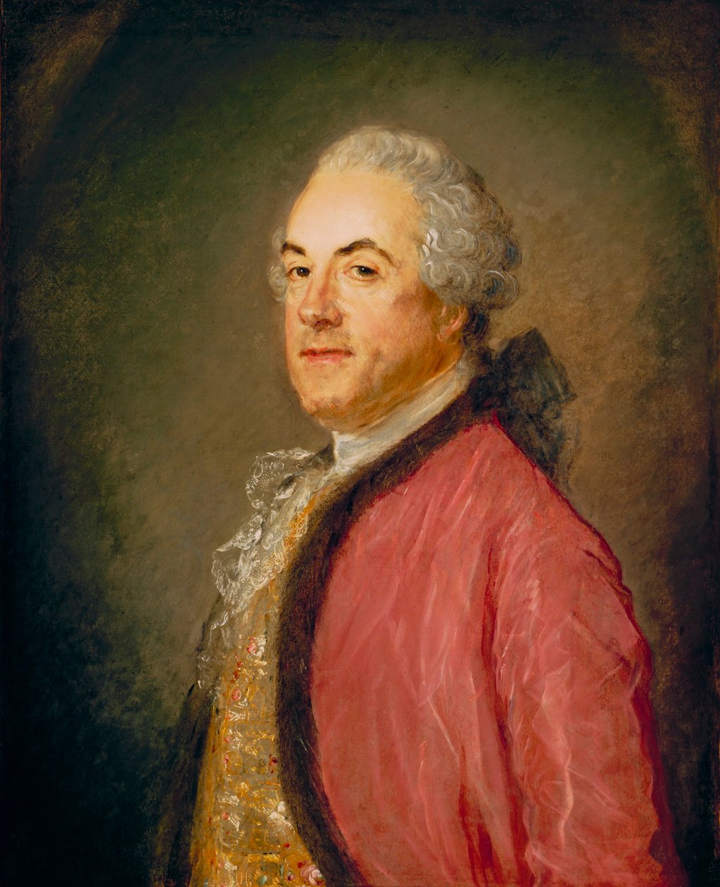 Miehen muotokuva tekijältä Jean Baptiste Perronneau