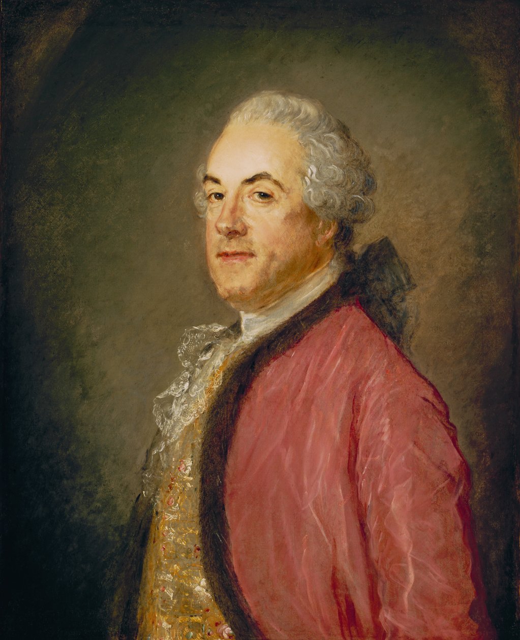 Miehen muotokuva, n. 176163 tekijältä Jean Baptiste Perronneau