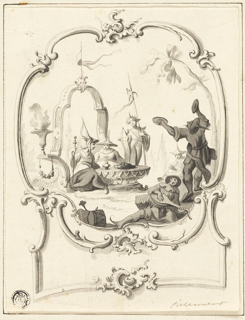 Chinoiserie tekijältä Jean Baptiste Pillement