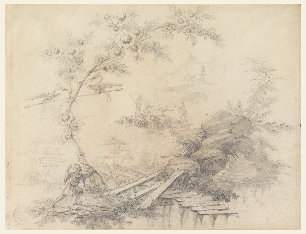 Chinoiserie Fantasia tekijältä Jean Baptiste Pillement