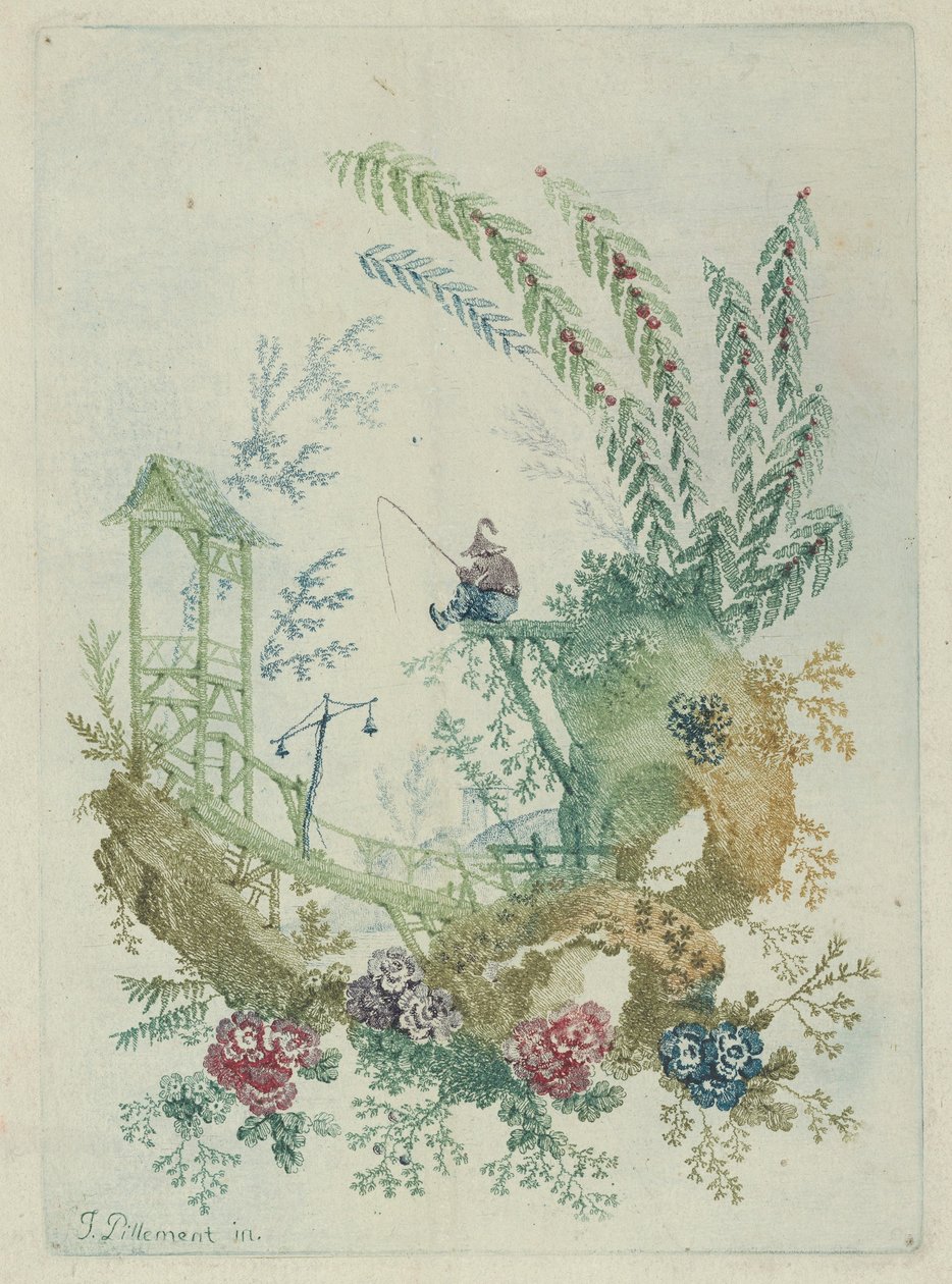 Ornamenttisuunnittelu Nouvelle Suite de Cahiers de Dessins Chinois